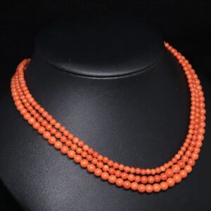 珊瑚 ネックレス 買取 ｜珊瑚[◆天然本珊瑚ネックレス3点おまとめ◆J 約35.3g サンゴ コーラル]を買取しました。【真珠買取リパール】