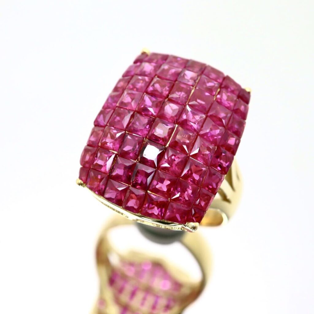 ルビー リング 普段使い ｜ルビー[K18 天然ルビーリング 約12号]を買取しました。【真珠買取リパール】