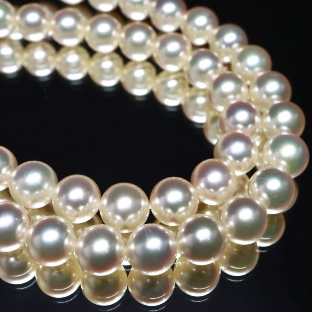 本真珠 イヤリング｜アコヤ真珠[TASAKI(田崎真珠)　約7.5mm珠◆アコヤ本真珠ネックレス◆F 約38.5g 約42.5cm pearl パール ]を買取しました。【真珠買取リパール】