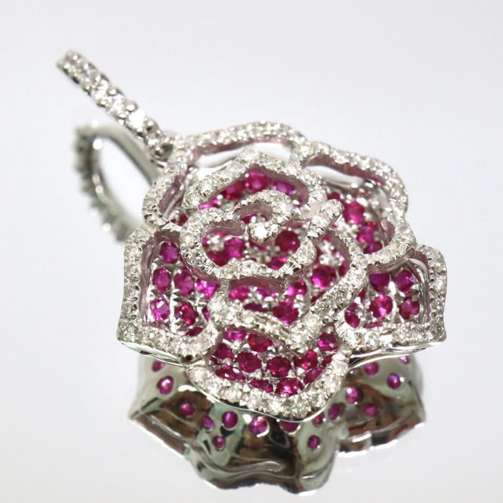 ルビー ペンダント トップ｜ルビー[ルビー/ダイヤモンドペンダントトップ]を買取しました。【真珠買取リパール】