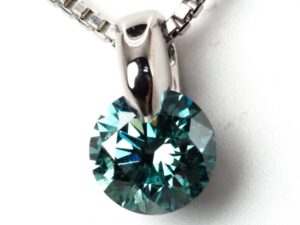 ブルーダイヤモンド 1カラット 値段 ｜ダイヤモンド[鑑別付 Pt900/Pt850 天然ブルーダイヤモンド 0.30ct/2.8g ネックレス]を買取しました。【真珠買取リパール】