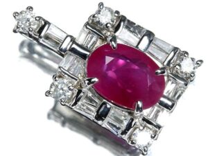 ルビー買取相場 ｜ルビー[K18WGペンダントヘッド ルビー 1.1ct/ ダイヤモンド 計0.5ct]を買取しました。【真珠買取リパール】