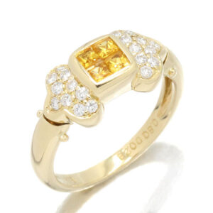 イエローサファイア リング ｜サファイア[K18YG イエローサファイア ダイヤモンド リング 12号 YS0.90ct D0.28ct 女性]を買取しました。【真珠買取リパール】