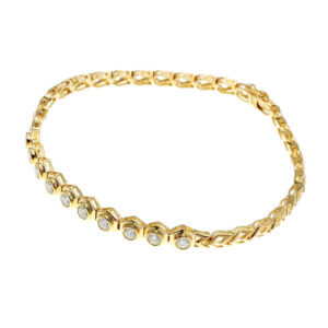 K18YG　ダイヤモンド ブレスレット