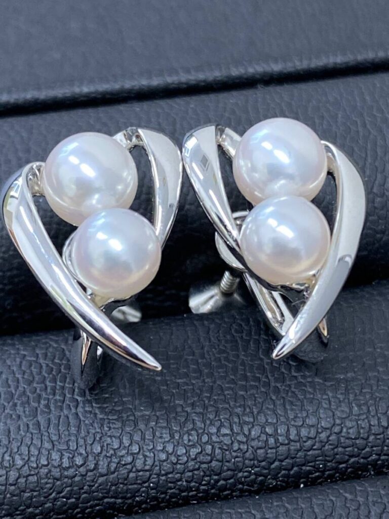 イヤリング 相場 ｜アコヤ真珠[mikimoto パールイヤリング 5.80g 直径6mm]を買取しました。【真珠買取リパール】