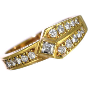 K18イエローゴールド ダイヤモンド 0.27ct