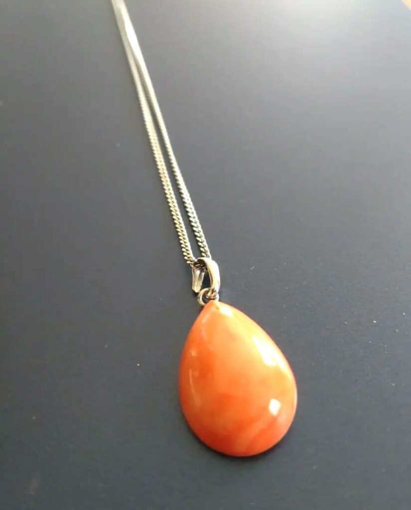 珊瑚ネックレス 買取相場 ｜珊瑚[珊瑚ネックレス 約22.4cm]を買取しました。【真珠買取リパール】