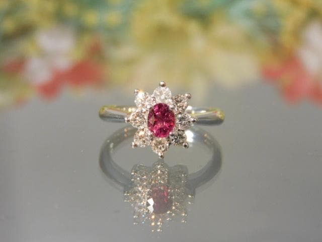 pt900 買取 ｜ルビー[Pt900 天然 ルビー 0.59 ダイヤ取巻 0.56 リング S13号 SJ]を買取しました。【真珠買取リパール】