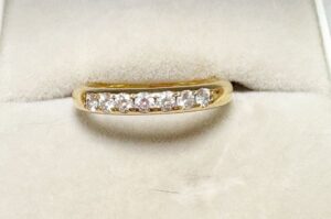 0.25カラット ダイヤ 値段 ｜ダイヤモンド[ミキモト　MIKIMOTO 18K 0.25carat ダイヤ　11号]を買取しました。【真珠買取リパール】