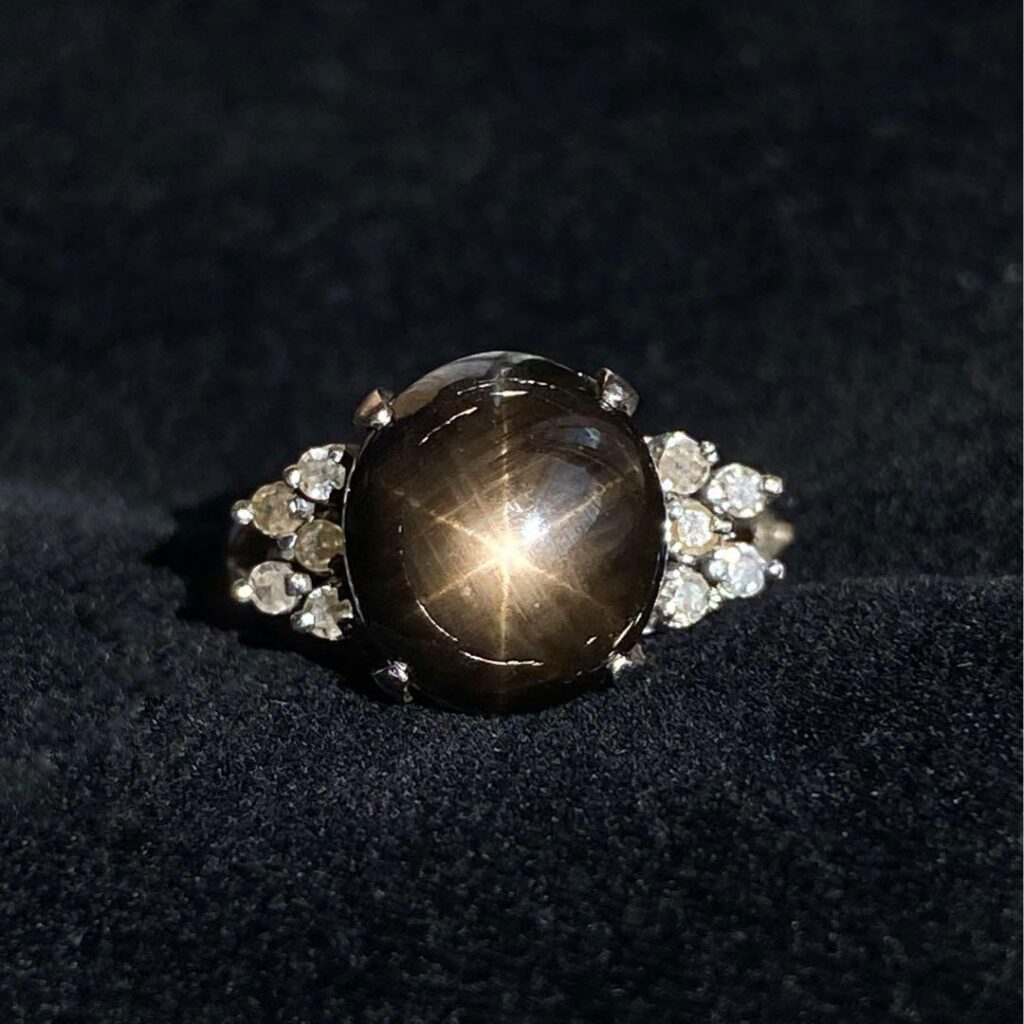 ブラックサファイア 価値 ｜サファイア[ヴィンテージ 18K ゴールド リング 指輪 750 金 宝石 アンティーク]を買取しました。【真珠買取リパール】