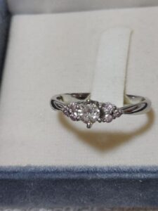 pt900買取価格 ｜ダイヤモンド[ピンクダイヤモンド リング 12.5号　プラチナ900]を買取しました。【真珠買取リパール】