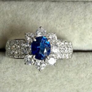 プラチナ900 相場 推移 ｜サファイア[プラチナ サファイア ダイヤモンド リング 12号]を買取しました。【真珠買取リパール】