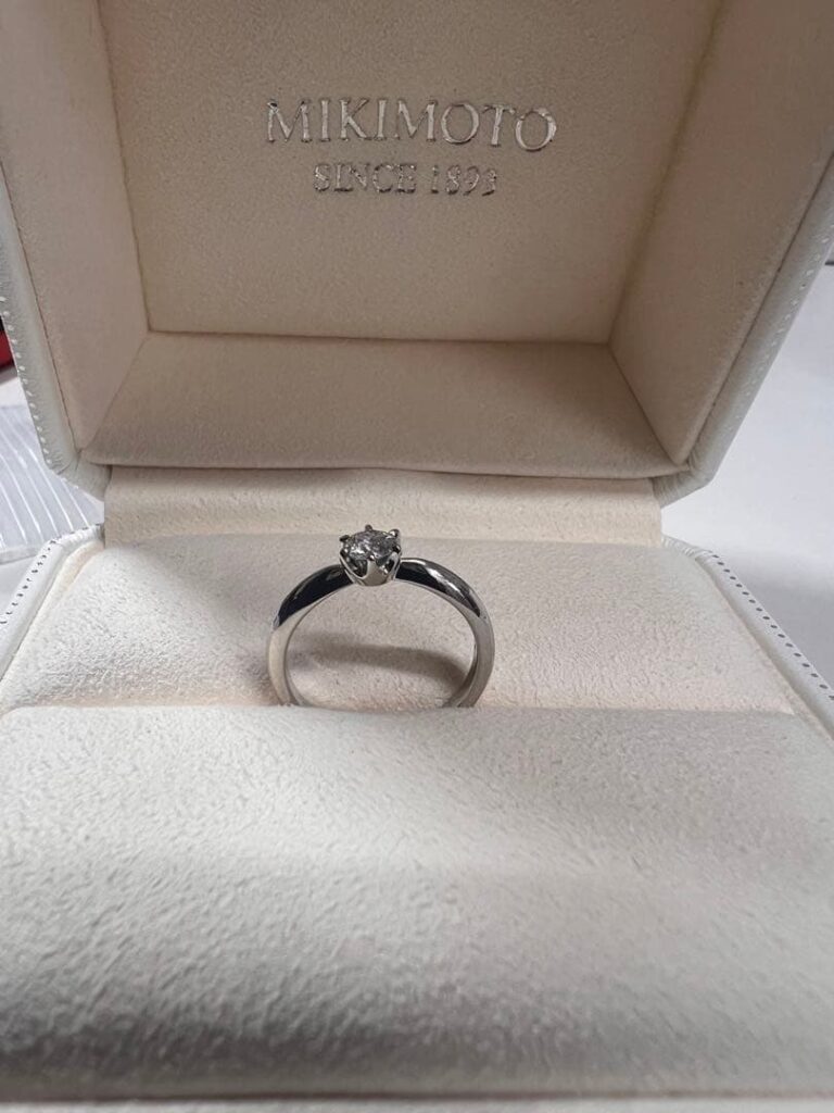 結婚指輪 買取 相場 ｜ダイヤモンド[MIKIMOTOダイヤモンドリング　0.25ct]を買取しました。【真珠買取リパール】