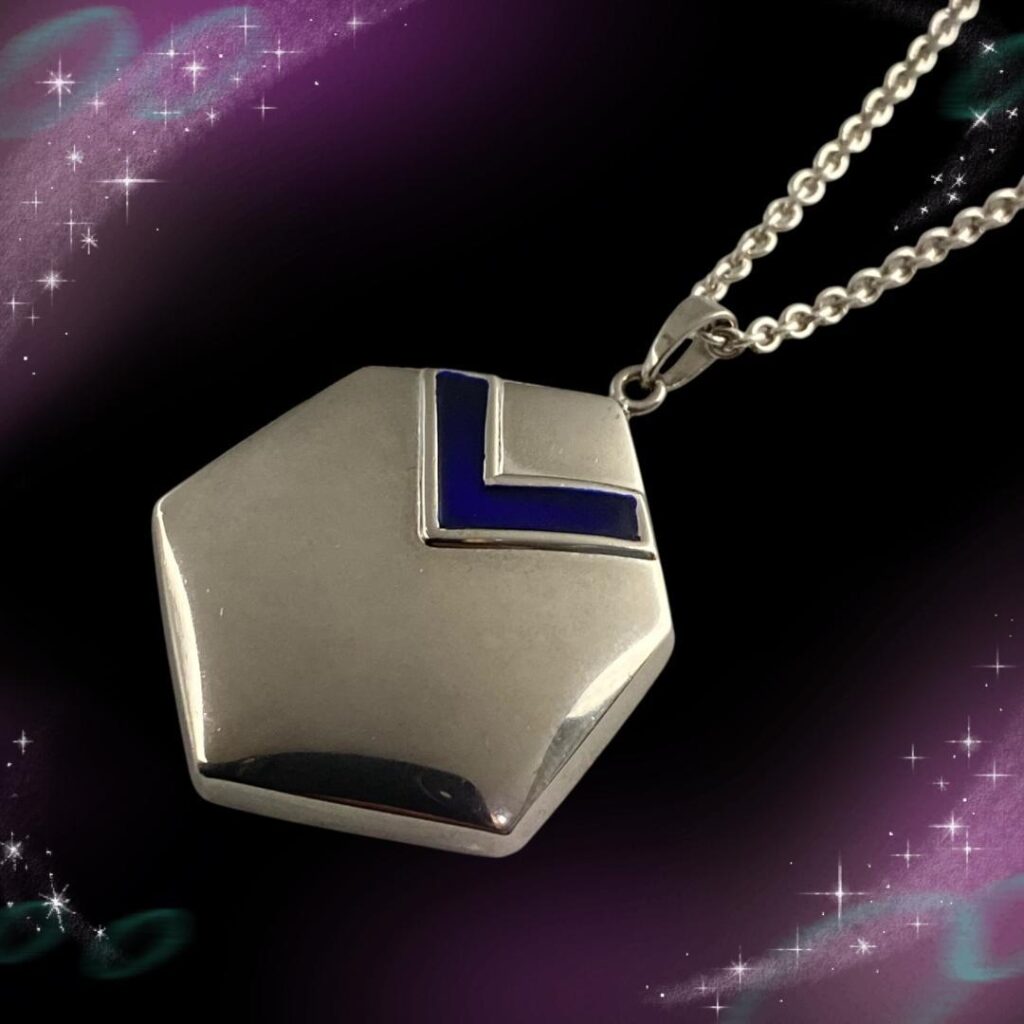 sv950 ｜貴金属[ミキモト　香水ネックレス　ネイビー×シルバー　SV950]を買取しました。【真珠買取リパール】