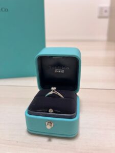 ティファニー ダイヤ リング 人気 ｜ダイヤモンド[Tiffany & Co. 婚約指輪 0.23crt]を買取しました。【真珠買取リパール】
