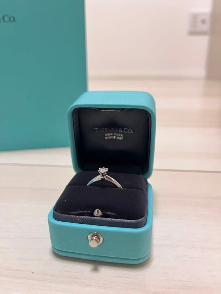 ティファニー ダイヤ リング 人気 ｜ダイヤモンド[Tiffany & Co. 婚約指輪 0.23crt]を買取しました。【真珠買取リパール】