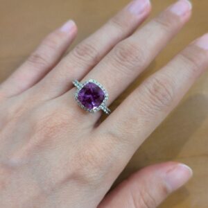 アレキサンドライト ジュエリー｜サファイア[シンセティックアレキサンドライトサファイアのリング　9号]を買取しました。【真珠買取リパール】