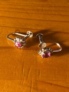 プラチナ ピアス 買取 ｜ルビー[ルビー イヤリング pt900 プラチナ900]を買取しました。【真珠買取リパール】