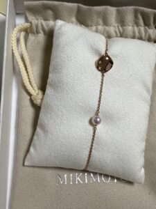 ダイヤ ブレスレット 買取相場 ｜アコヤ真珠[MIKIMOTO ブレスレット]を買取しました。【真珠買取リパール】