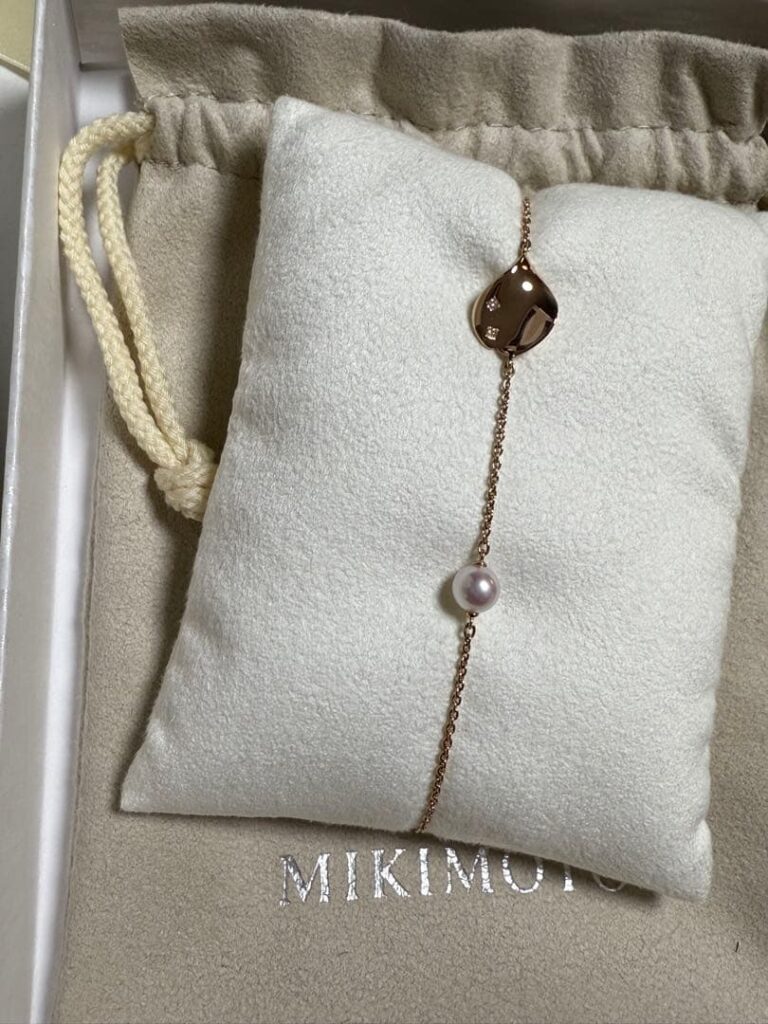 ダイヤ ブレスレット 買取相場 ｜アコヤ真珠[MIKIMOTO ブレスレット]を買取しました。【真珠買取リパール】