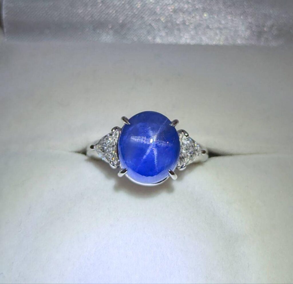 スターサファイア 値段 ｜サファイア[TASAKI 8.34ct スターサファイア]を買取しました。【真珠買取リパール】