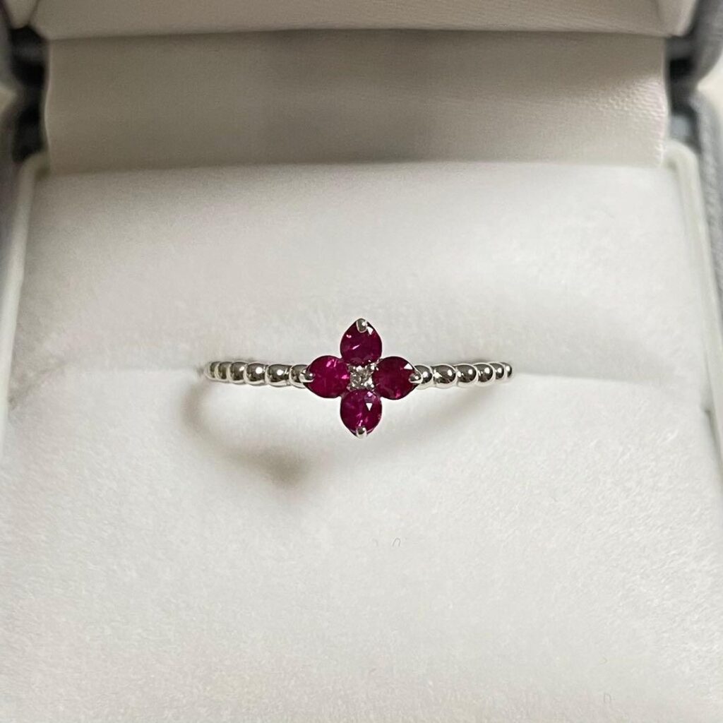 プラチナ950 相場 1g 今日 ｜ルビー[PT950 ルビーリング]を買取しました。【真珠買取リパール】