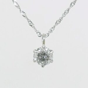 ダイヤ 0.3カラット 相場 ｜ダイヤモンド[PT 0.30カラット ダイヤモンド ネックレス]を買取しました。【真珠買取リパール】