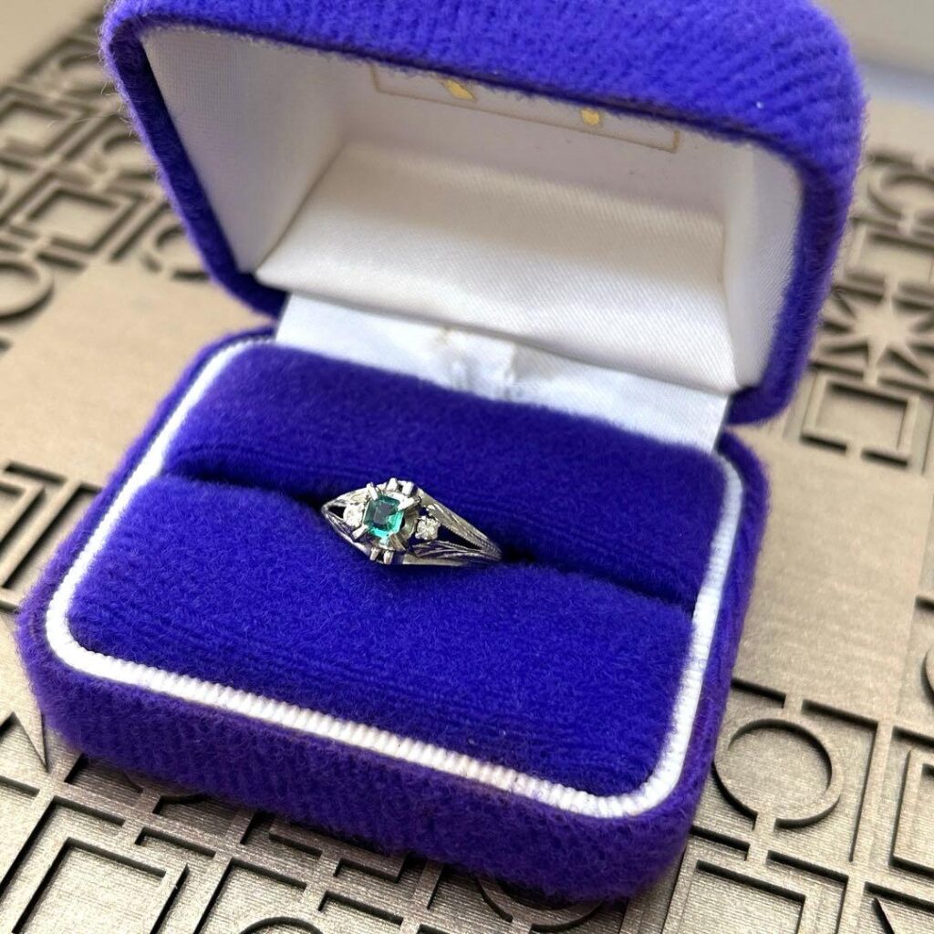 エメラルド 指輪 買取相場 ｜エメラルド[pt850 エメラルドリング]を買取しました。【真珠買取リパール】