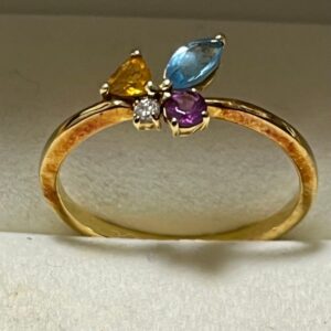 マルチカラー リング ｜エメラルド[K18マルチカラーリング]を買取しました。【真珠買取リパール】