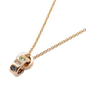ブルガリ ビーゼロワン 値上がり ｜サファイア[ブルガリ BVLGARI ネックレス ローマンソルベ ネックレス サファイア ツァボライト 首回り41.5/44cm K18PG（ピンクゴールド）]を買取しました。【真珠買取リパール】