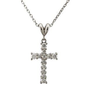 ダイヤモンド ネックレス 買取 ｜ダイヤモンド[ネックレス 18金 K18ホワイトゴールド ダイヤモンド レディース]を買取しました。【真珠買取リパール】