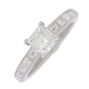 立て爪 ダイヤ買取相場 ｜ダイヤモンド[ミキモト ダイヤモンド・リング・指輪/Pt950-6.8g/15号]を買取しました。【真珠買取リパール】