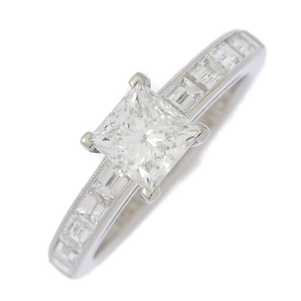 立て爪 ダイヤ買取相場 ｜ダイヤモンド[ミキモト ダイヤモンド・リング・指輪/Pt950-6.8g/15号]を買取しました。【真珠買取リパール】