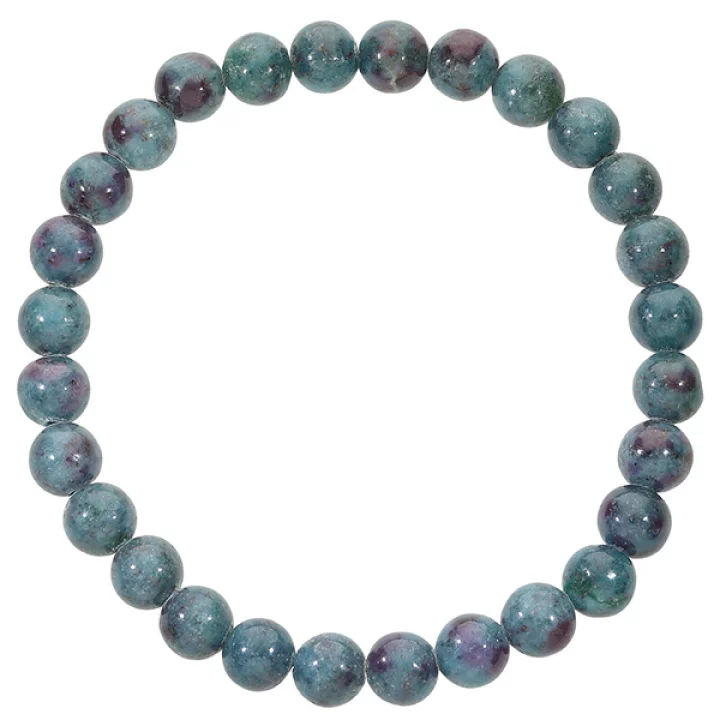 藍 晶 石 サブノーティカ ｜ルビー[ルビー イン カイヤナイト タンザニア産 ブレスレット 7.2mm]を買取しました。【真珠買取リパール】