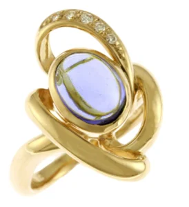 ゾイサイト 買取 ｜ダイヤモンド[タサキ リング ダイヤモンド タンザナイト]を買取しました。【真珠買取リパール】