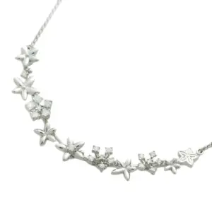 メレダイヤ ネックレス ｜ダイヤモンド [TASAKI フラワーモチーフネックレス K18WG メレダイヤモンド 0.43ct] を買取しました。【真珠買取リパール】