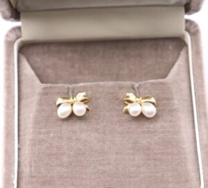 ミキモト ピアス・イヤリング 淡水パール 買取 ｜約6×5mmを高価買取しました。
