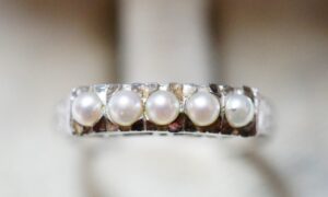 指輪 アコヤ真珠 買取 ｜ミキモト シルバーリング