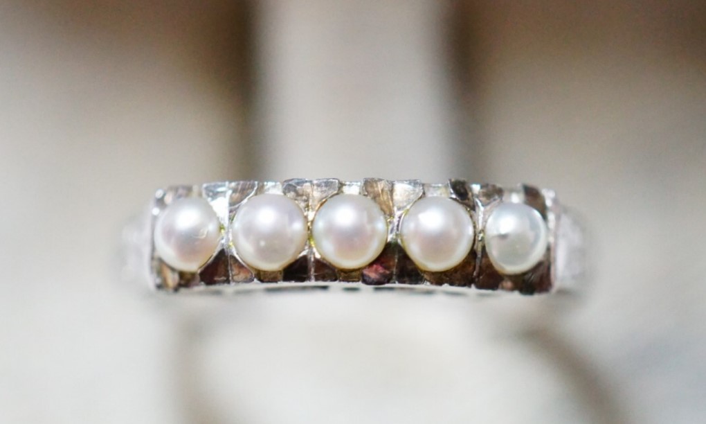 指輪 アコヤ真珠 買取 ｜ミキモト シルバーリング