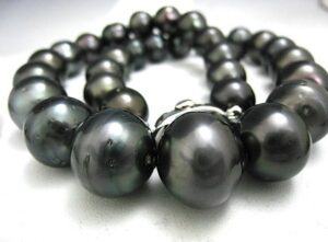 ネックレス 黒蝶真珠 買取 ｜大玉ネックレス 約125.5g