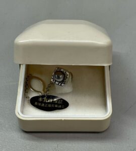 ネクタイピン 黒蝶真珠 買取 ｜ブラックパール タイピン 4.4g