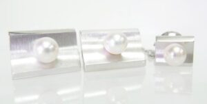 カフス 花珠真珠 買取 ｜パール タイピン カフスセット