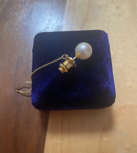 ネクタイピン マジョリカパール 買取 ｜ホワイトパール タイピン