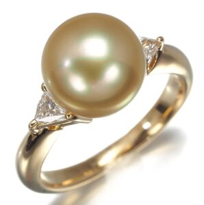指輪 ゴールデンパール 買取 ｜タサキ ダイヤ パールリング