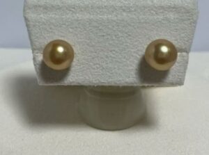 ピアス・イヤリング ゴールデンパール 買取 ｜タサキ パールピアス