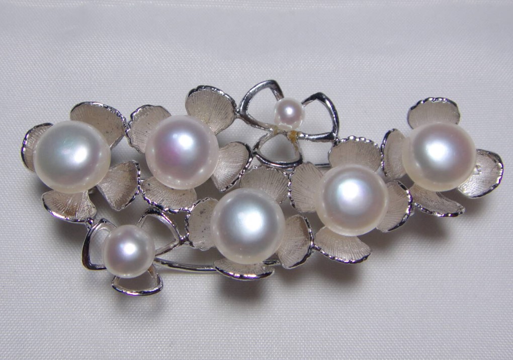 ブローチ 淡水パール 買取 ｜パールブローチ
