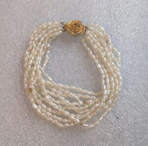 ブレスレット ケシ真珠 買取 ｜5連 パールブレスレット