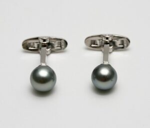 カフス 黒蝶真珠 買取 ｜タヒチ パールカフス
