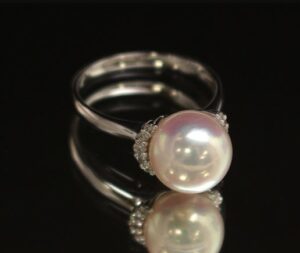 指輪 花珠真珠 買取 ｜アコヤ パールリング 約3.7g