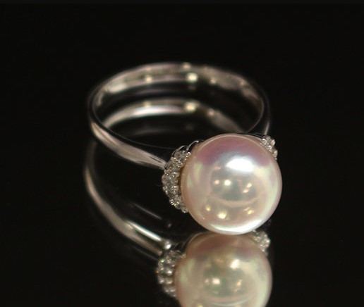 指輪 花珠真珠 買取 ｜アコヤ パールリング 約3.7g